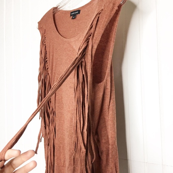 Trouve Soft Fringe Western Tank Top - Picture 4 of 8